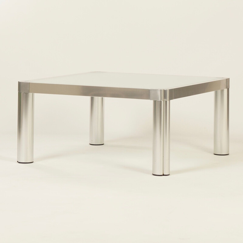 Vintage coffee table 100 in glass by Kho liang Ie for Artifort