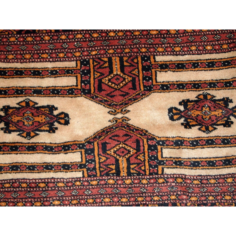 Vintage hand made Turkoman carpet