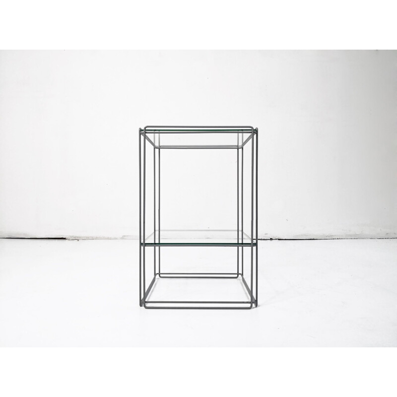 Vintage side table "Isocèle" in steel by Max Sauze for Arrow