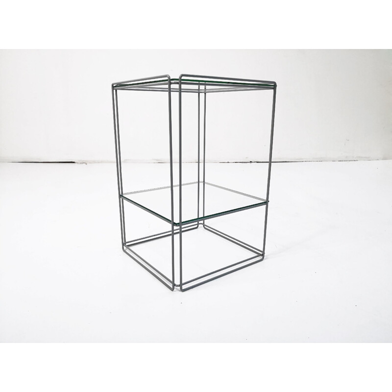 Vintage side table "Isocèle" in steel by Max Sauze for Arrow