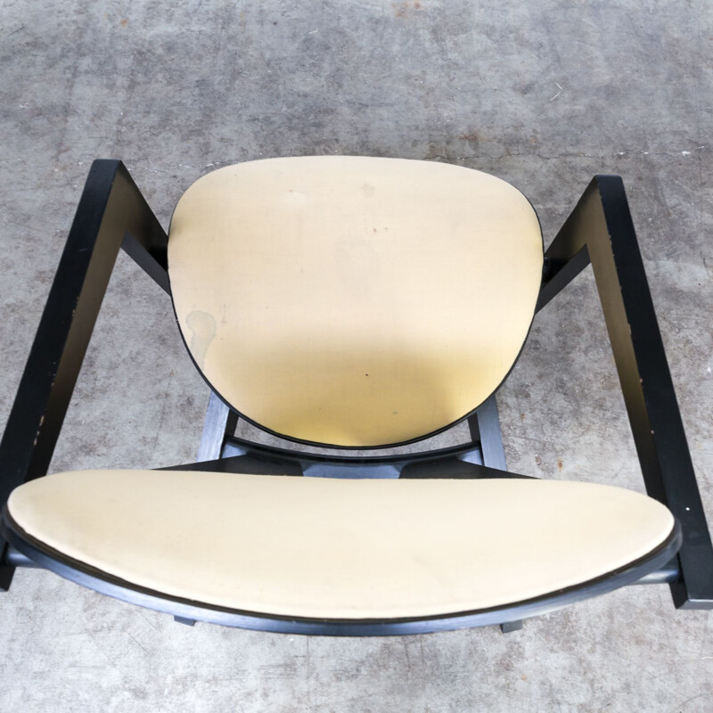 Vintage set of 2 armchairs GE460 by Hans Wegner  chair for Getama