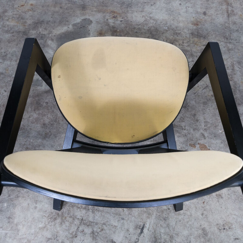 Suite de 2 fauteuils vintage GE460 par Hans Wegner chaise pour Getama