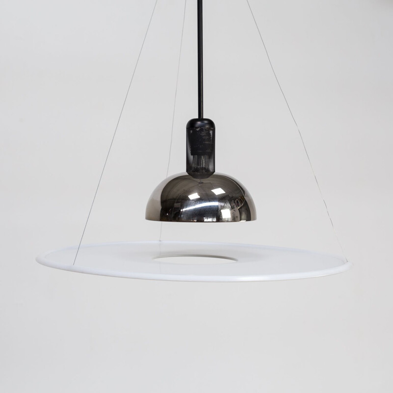 Vintage Frisbi pendant lamp by Achille Giacomo Castiglioni for Flos