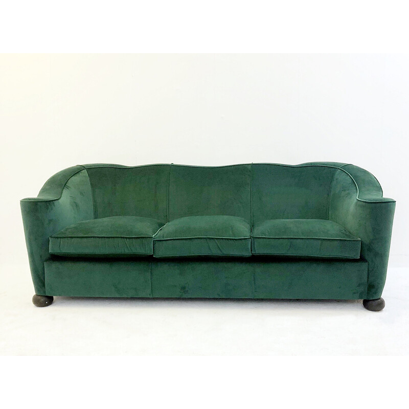 Vintage french sofa by Jules Leleu