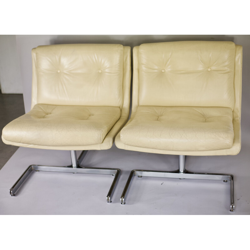Set of 2 vintage armchairs by Raphael Raffel for Apelbaum