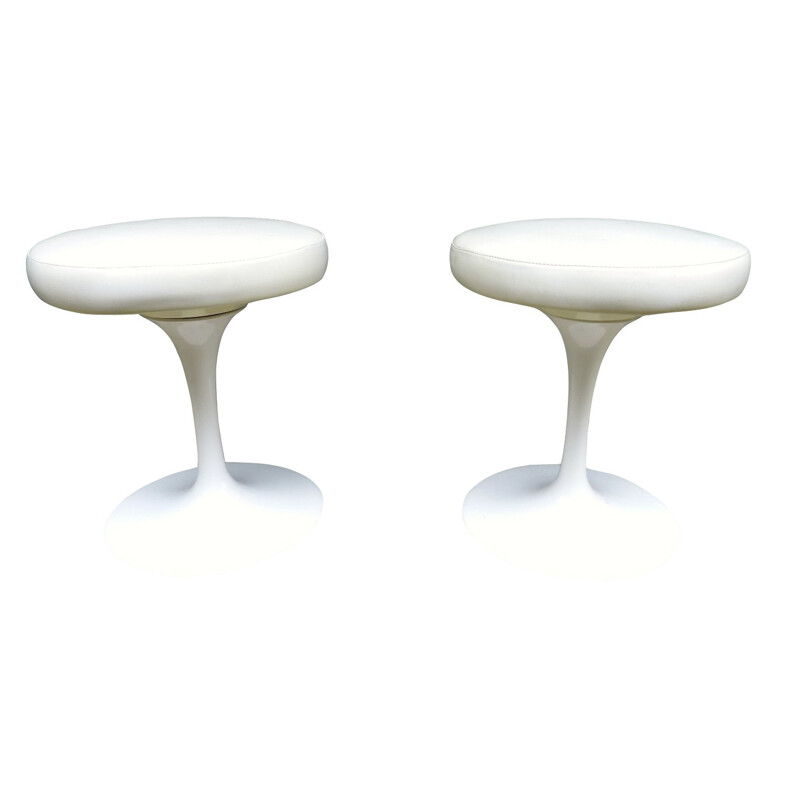 Pair of Tulip stools, Eero SAARINEN - 1970s