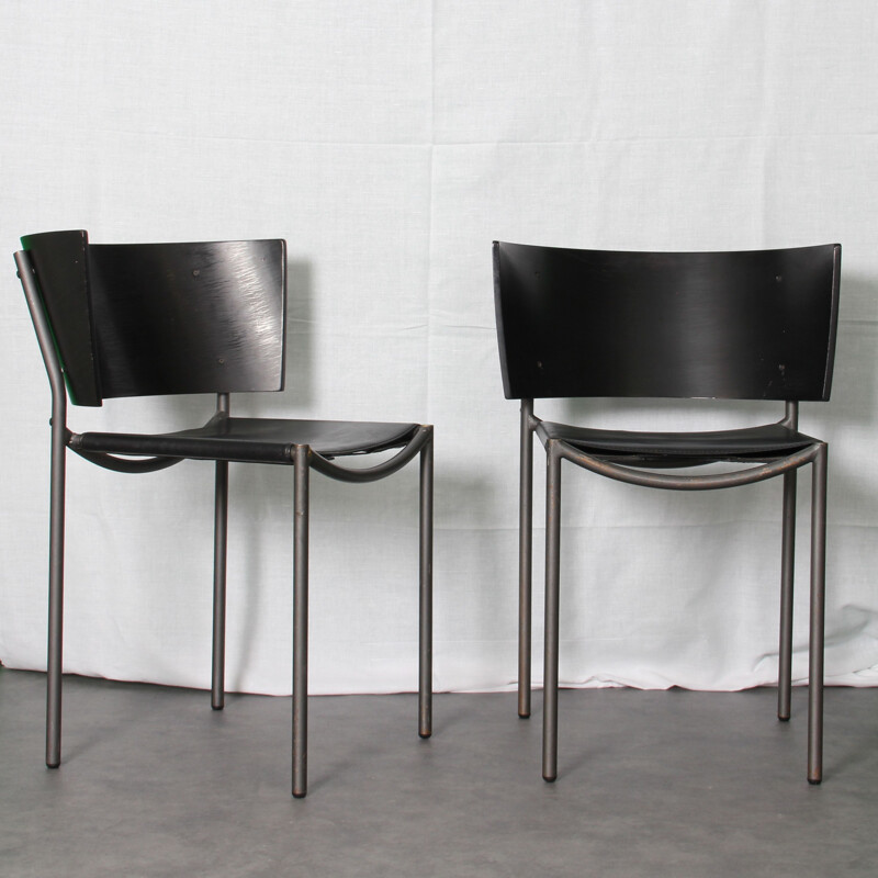 Suite de 2 chaises vintage "Lilla Hunter" par Philippe starck pour XO