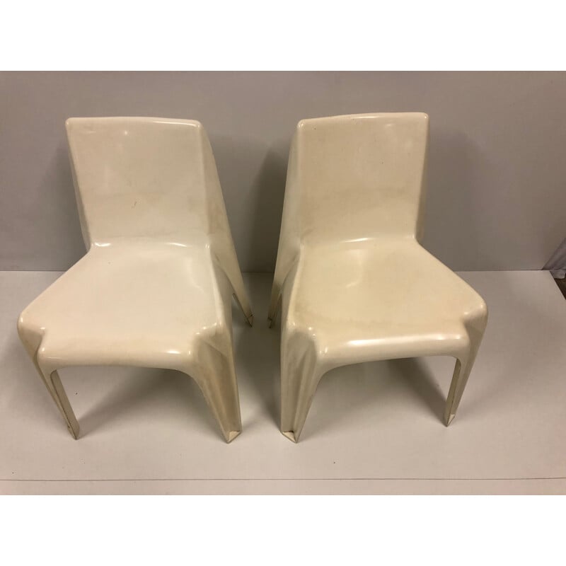 BA1171 Side Chairs by Helmut Bätzner for Bofinger, Set of 2