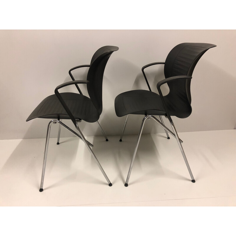 Suite de 2 fauteuils vintage par Alfred Homann pour Fritz Hansen