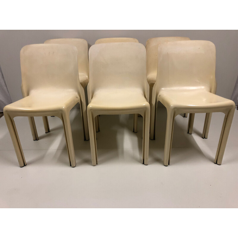 Vintage set of 6 chairs