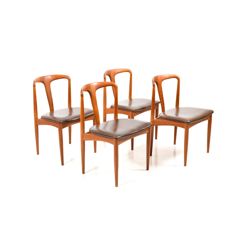 Set of 4 Dinning Chairs Model "Juliane" by Johannes Andersen