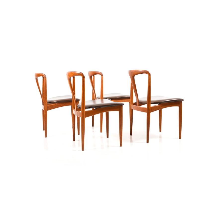 Set of 4 Dinning Chairs Model "Juliane" by Johannes Andersen