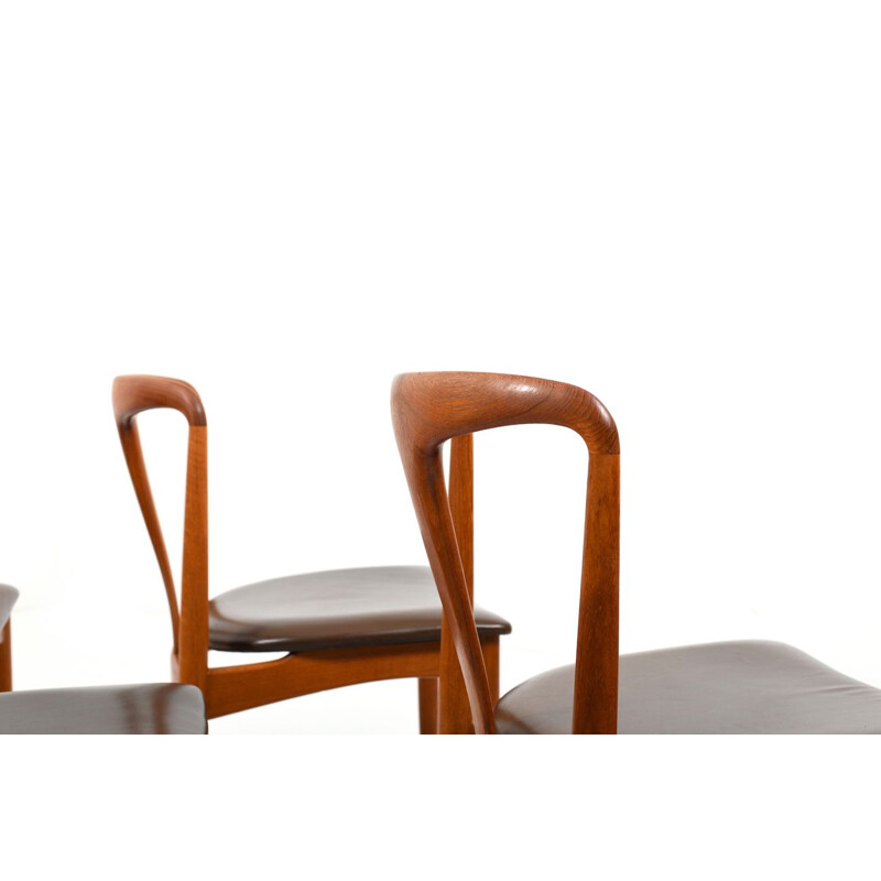 Set of 4 Dinning Chairs Model "Juliane" by Johannes Andersen