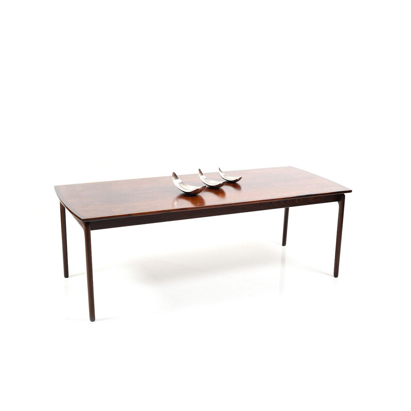 Mesa de café Vintage Rosewood de Ole Wanscher para Poul Jeppesen, Dinamarca