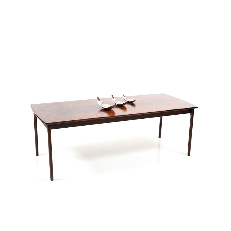 Vintage rosewood coffee table by Ole Wanscher for Poul Jeppesen, Denmark