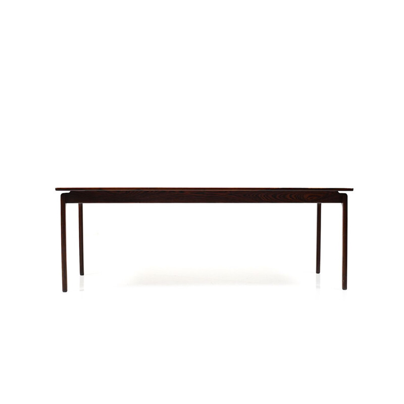 Vintage rosewood coffee table by Ole Wanscher for Poul Jeppesen, Denmark