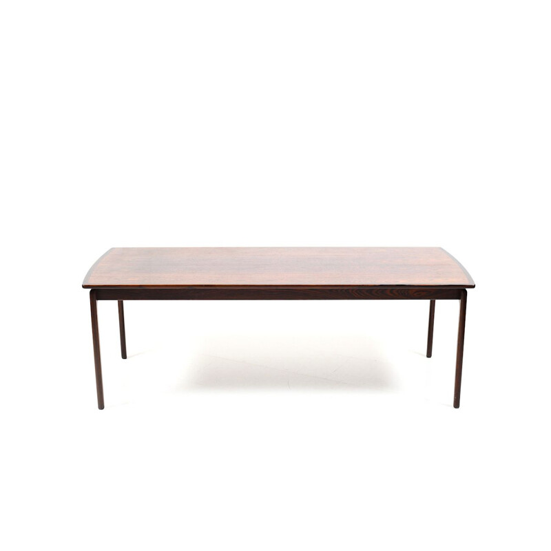 Mesa de café Vintage Rosewood de Ole Wanscher para Poul Jeppesen, Dinamarca