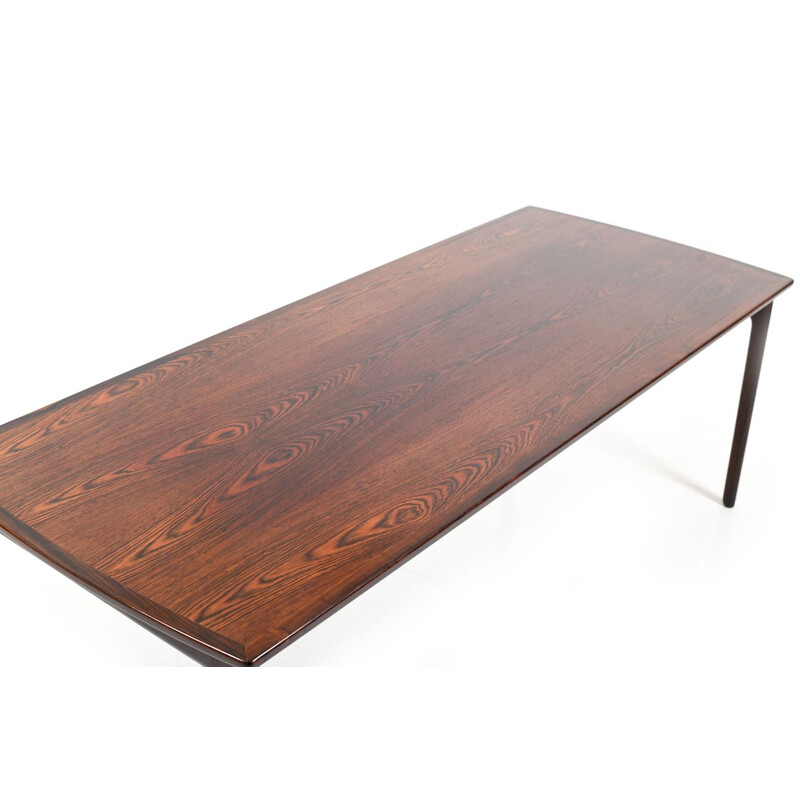 Vintage rosewood coffee table by Ole Wanscher for Poul Jeppesen, Denmark