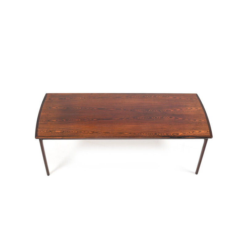 Vintage rosewood coffee table by Ole Wanscher for Poul Jeppesen, Denmark