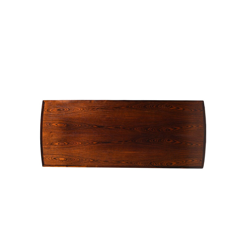 Mesa de café Vintage Rosewood de Ole Wanscher para Poul Jeppesen, Dinamarca