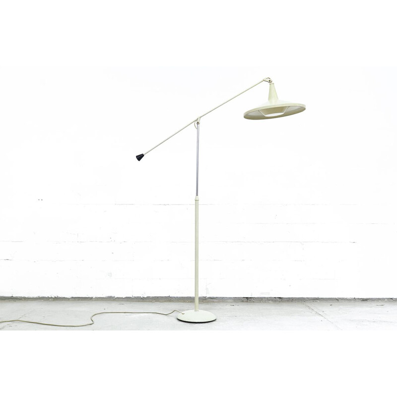 Vintage "Giso 6350" Panama floor lamp by Wim Rietveld