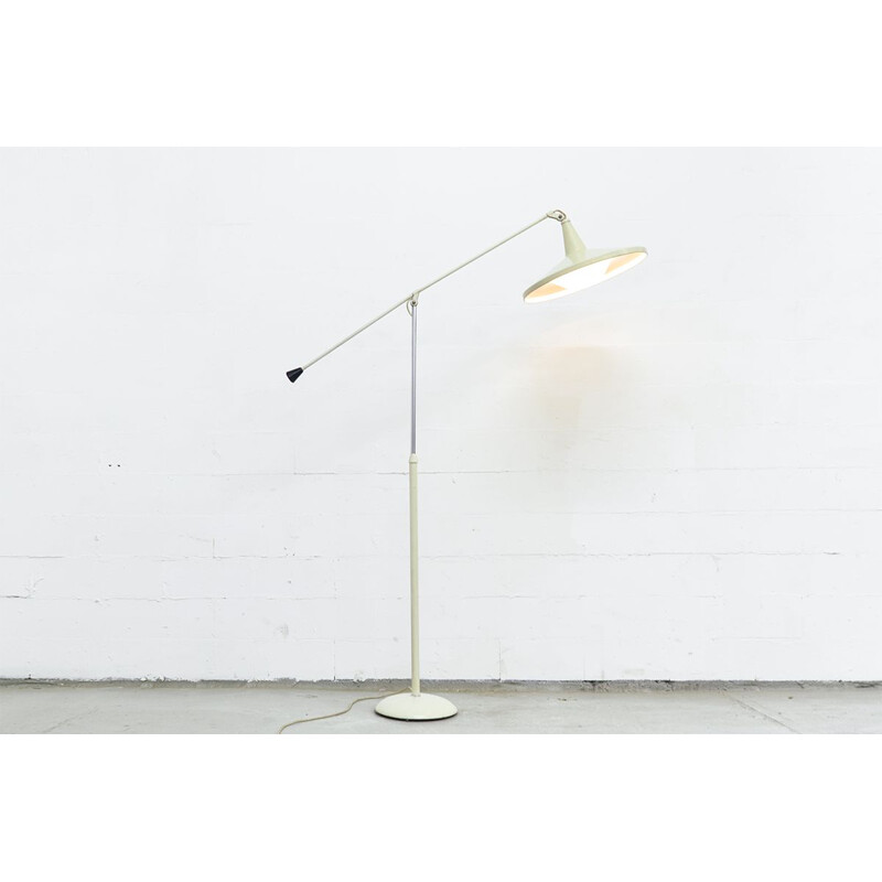 Vintage "Giso 6350" Panama floor lamp by Wim Rietveld