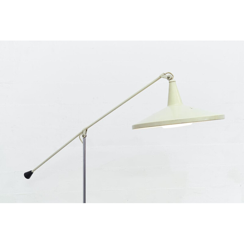 Vintage "Giso 6350" Panama floor lamp by Wim Rietveld