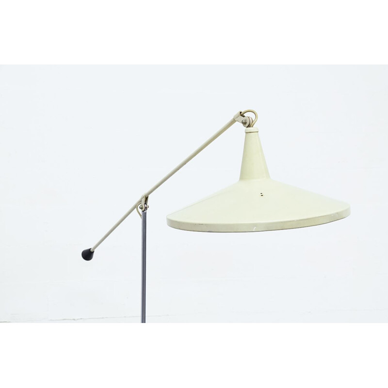 Vintage "Giso 6350" Panama floor lamp by Wim Rietveld