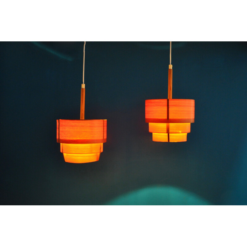 Set of 2 pendant lamps "Elysett T353" by Hans-Agne Jakobsson