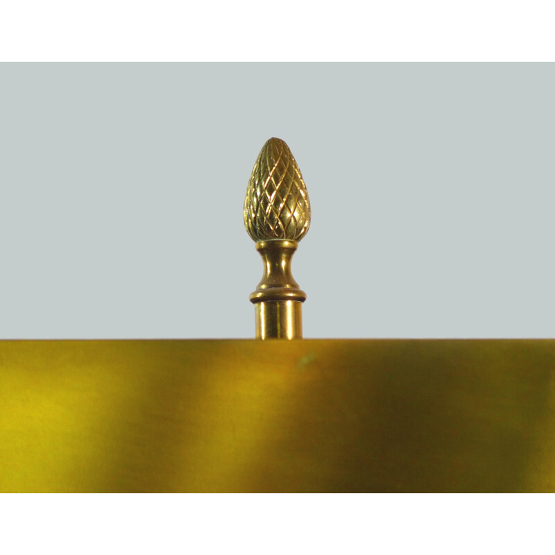 Lampe de table "Tournesol" en bronze doré par Maison Charles