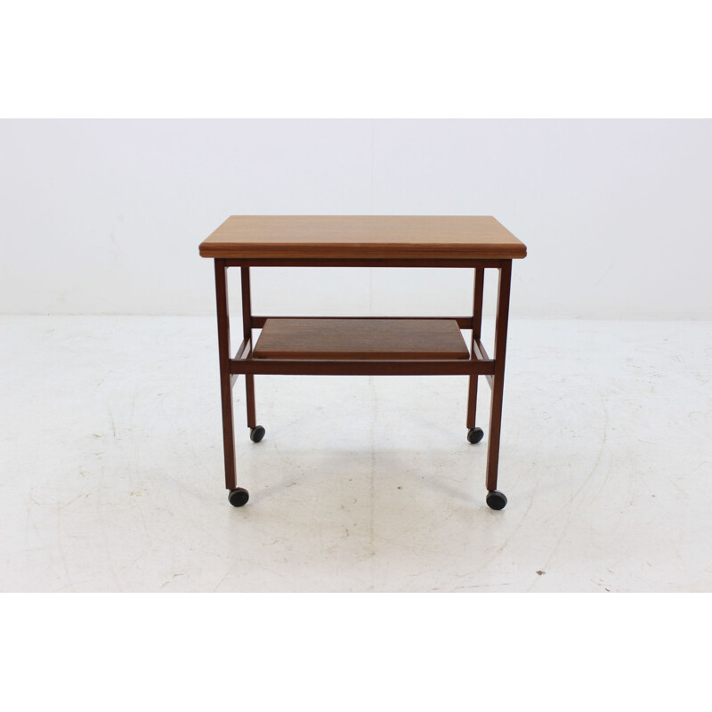 Vintage Danish serving cart in teak by Arrebo MØBLER