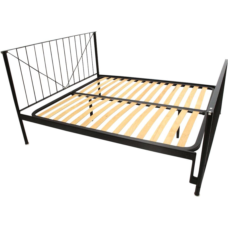 Italian vintage bed by Riva Cantù