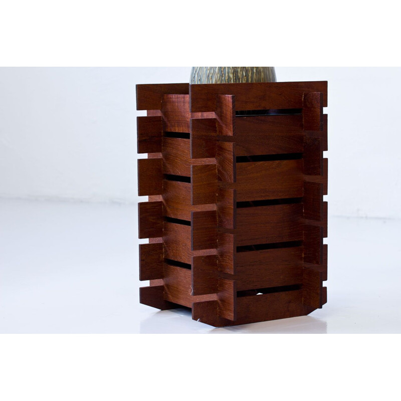 Vintage teak planter, Sweden 1950