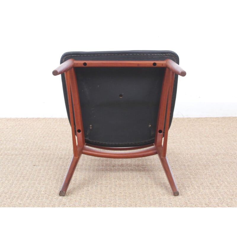 Vintage set of 4 Scandinavian chairs in teak model Lis