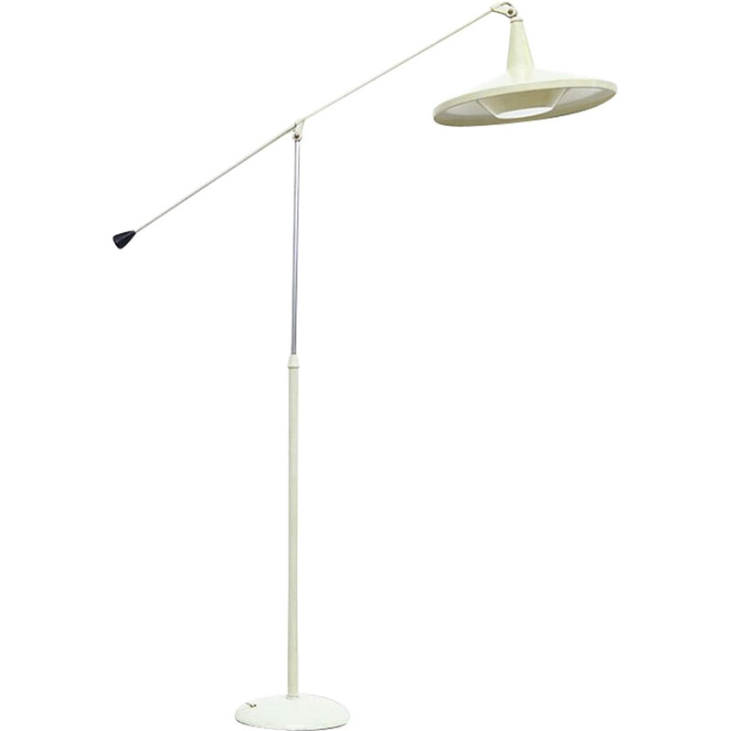 Vintage "Giso 6350" Panama floor lamp by Wim Rietveld