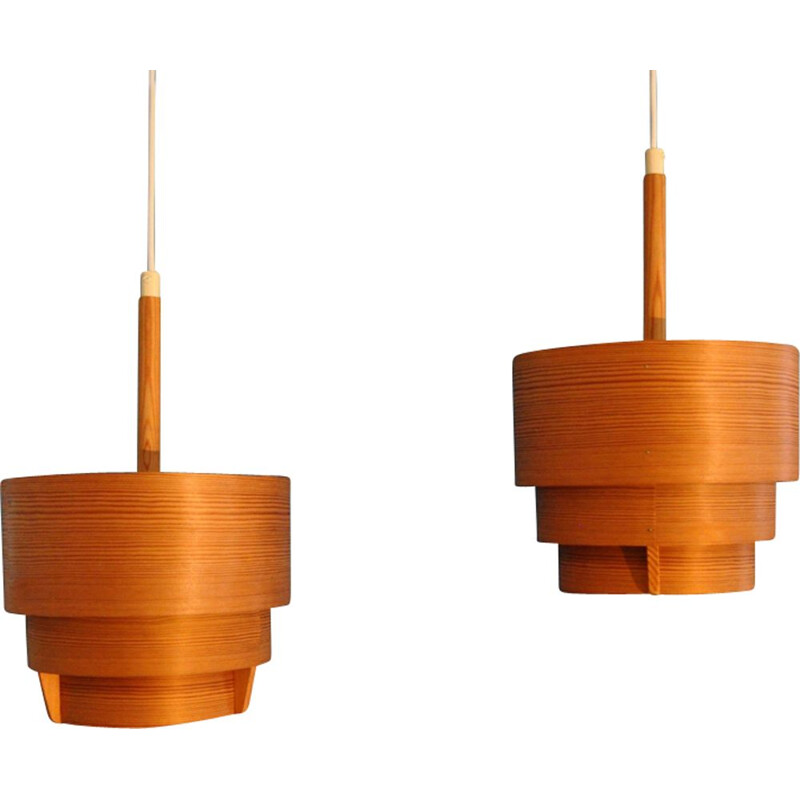 Set of 2 pendant lamps "Elysett T353" by Hans-Agne Jakobsson