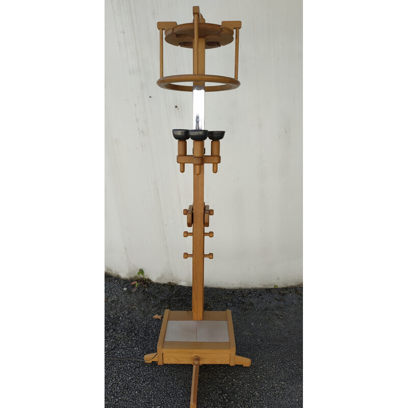 Vintage floor lamp by Guillerme and Chambron
