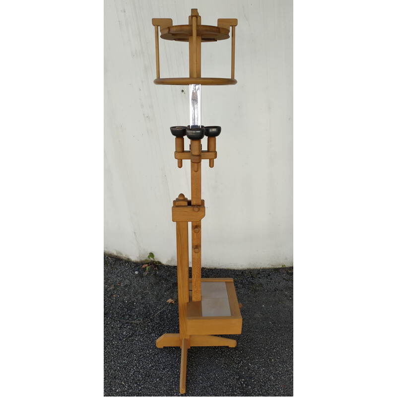 Vintage floor lamp by Guillerme and Chambron