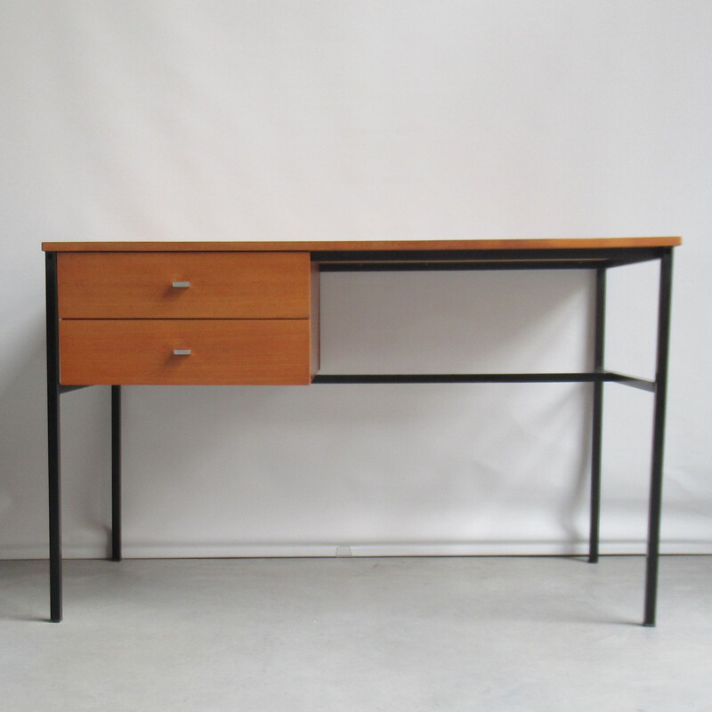 Vintage student desk by Pierre Guariche for Meurop