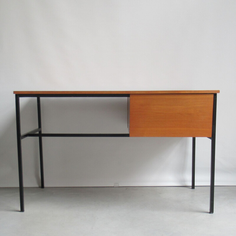 Vintage student desk by Pierre Guariche for Meurop