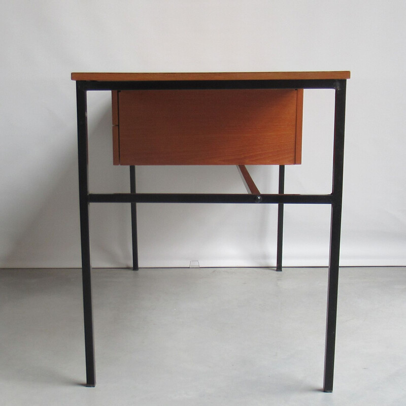 Vintage student desk by Pierre Guariche for Meurop