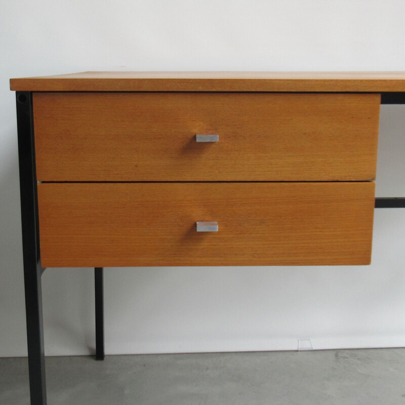 Vintage student desk by Pierre Guariche for Meurop