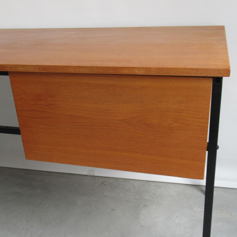 Vintage student desk by Pierre Guariche for Meurop