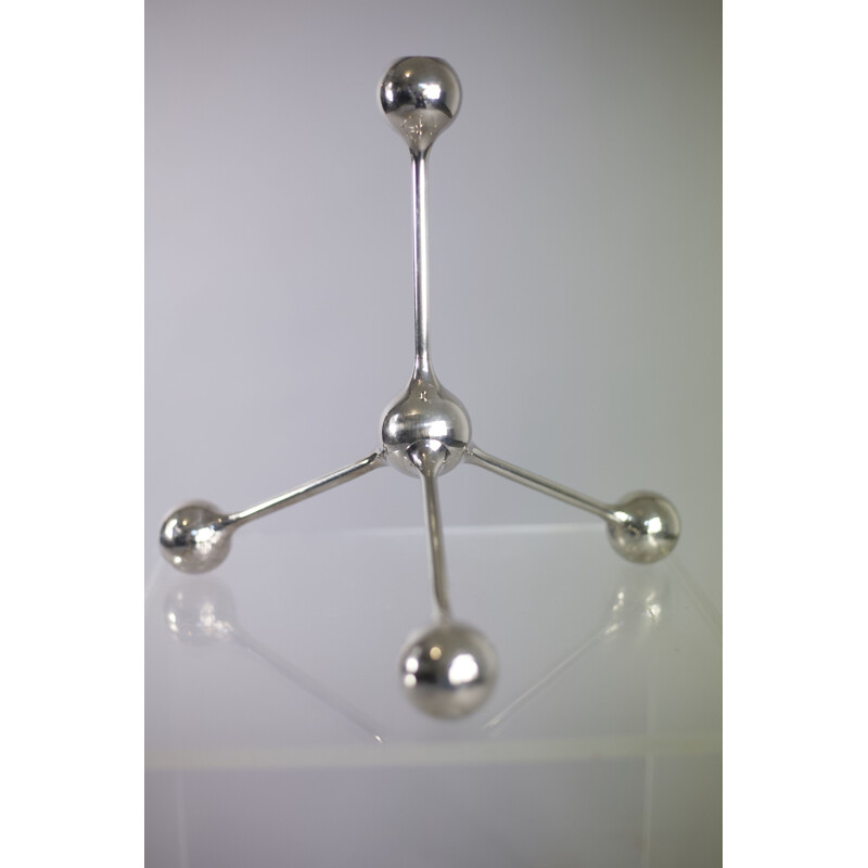 Candelabro vintage plateado de Richard Hutten para Christofle