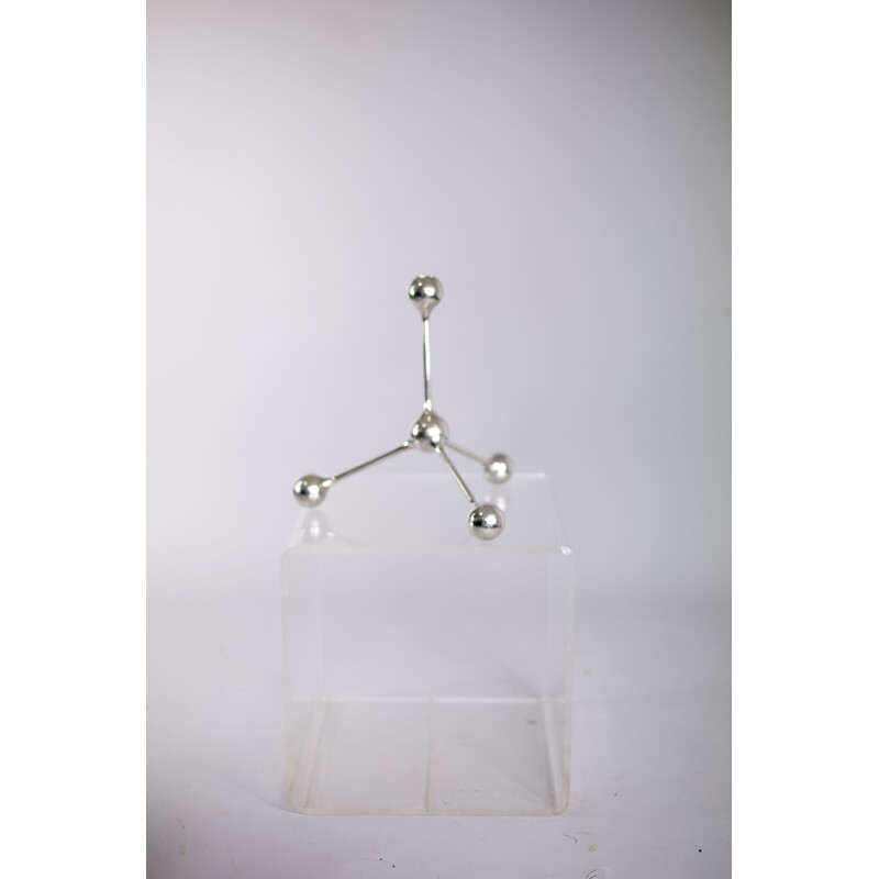 Candelabro vintage plateado de Richard Hutten para Christofle