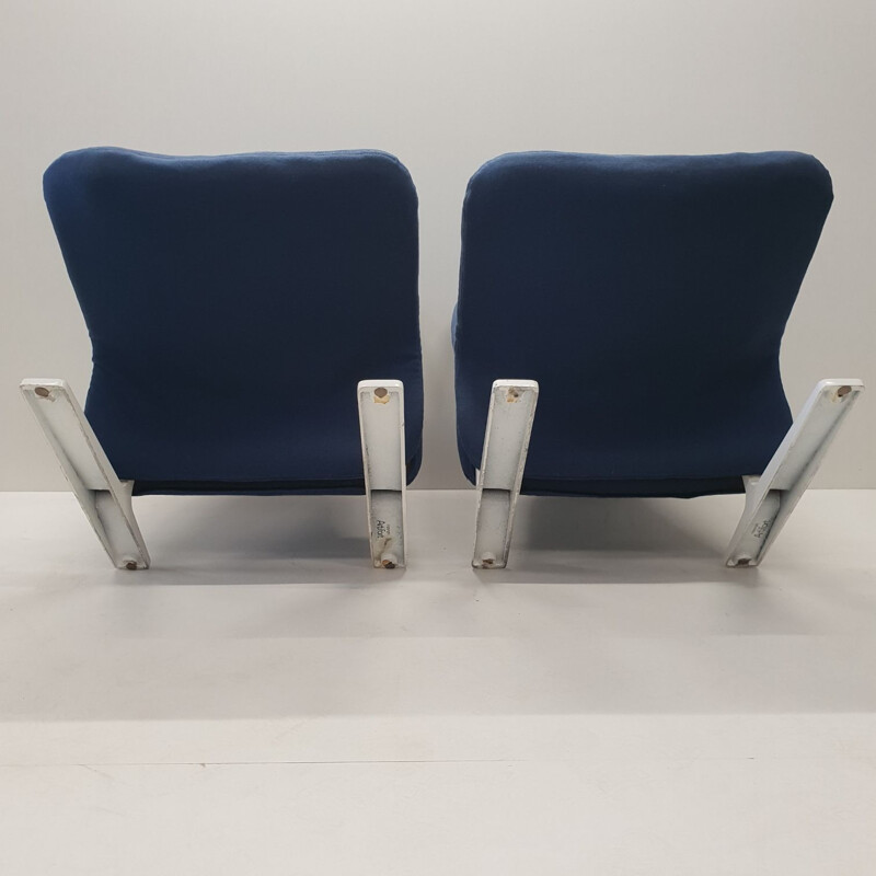 Set of 2 vintage lounge chairs "Concorde F780" by Pierre Paulin for Artifort