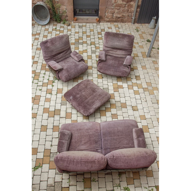 Vintage living room set Ligne Roset model "Marsala" by Michel Ducaroy