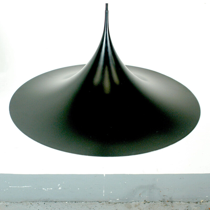 Large Black Semi Pendant by Fog and Morup