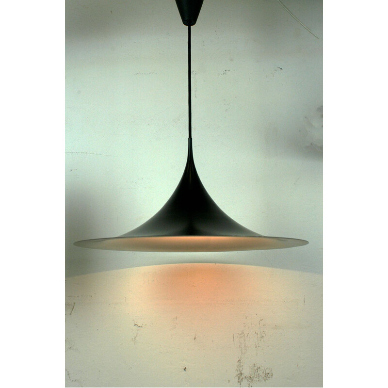 Large Black Semi Pendant by Fog and Morup