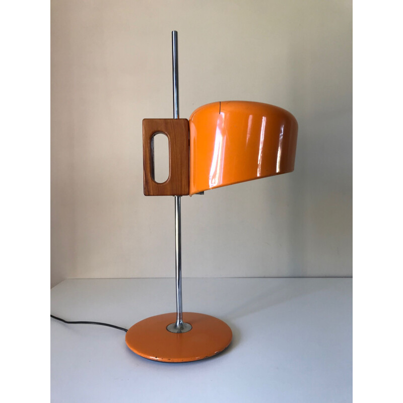 Vintage orange table lamp by Fase Madrid